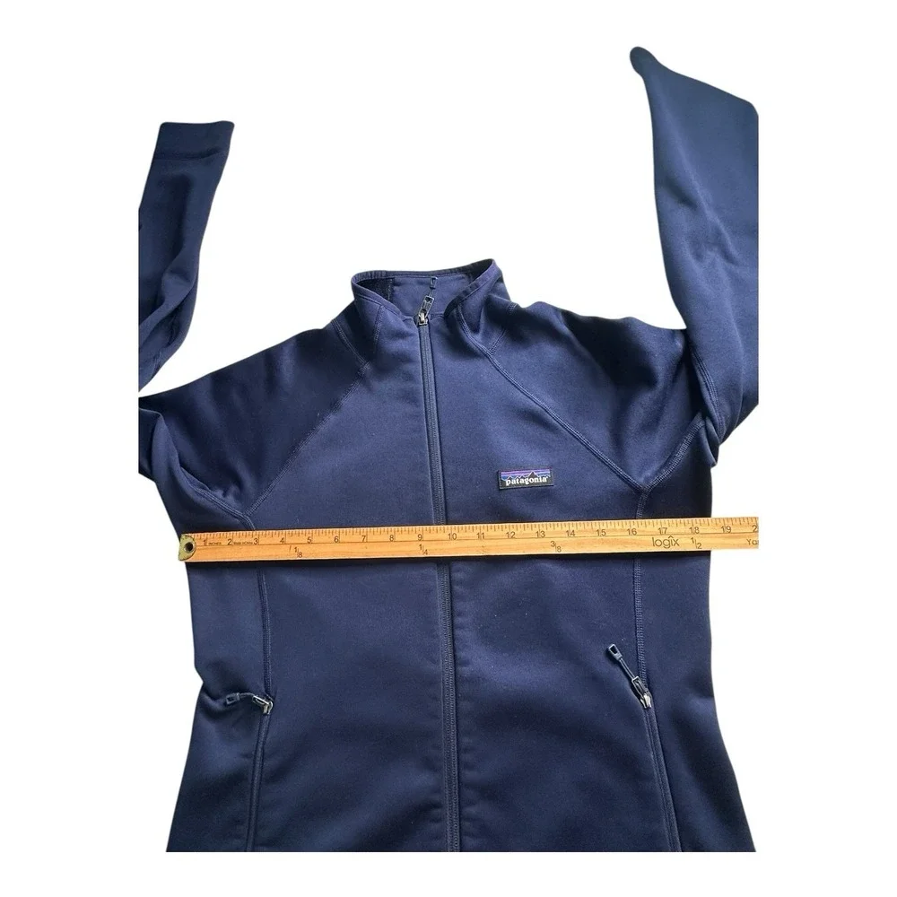 Patagonia‎ Jacket Womans Small CrossTrek Full Zip Blue Gorpcore Active Stretch